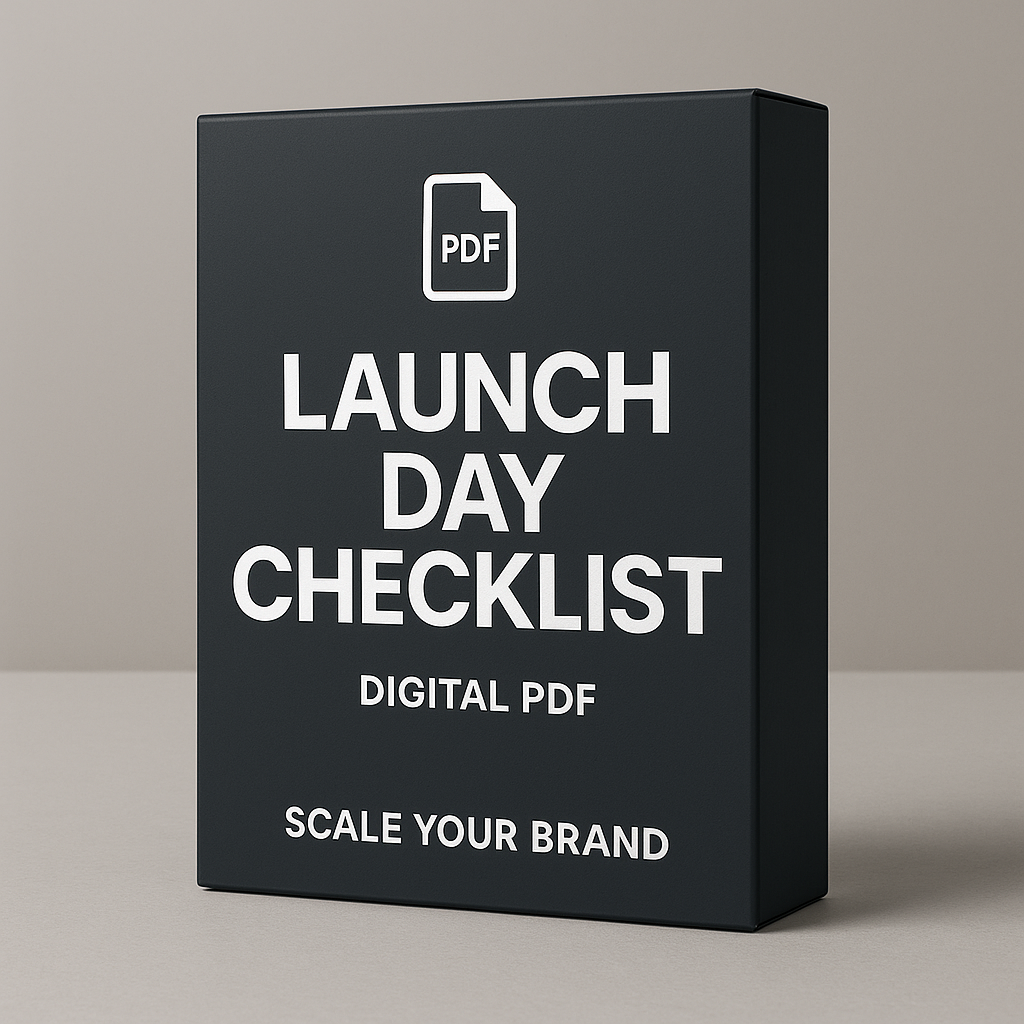LAUNCH DAY CHECKLIST