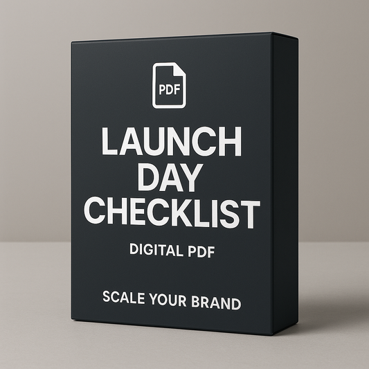 LAUNCH DAY CHECKLIST
